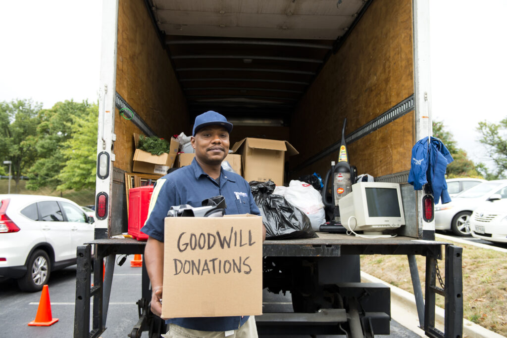 Donating car store seats to goodwill