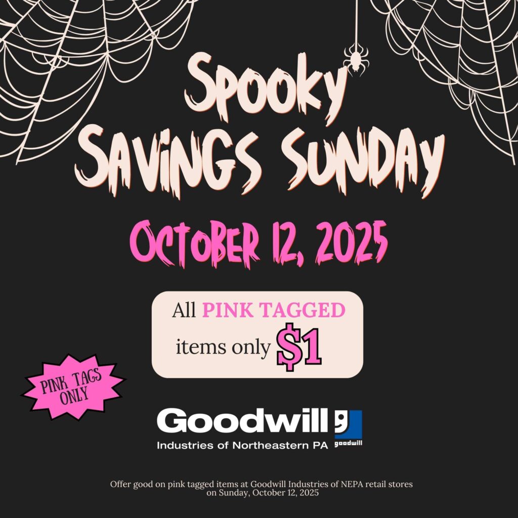 Graphic describing Spooky Savings Sunday sale on October 12, 2025